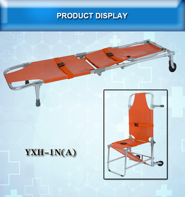 La camilla plegable de aleación de aluminio se puede convertir en silla