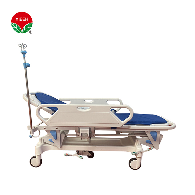 XIEHE Carro médico plegable ajustable para ambulancia, traslado de pacientes, cama de emergencia, camilla de hospital